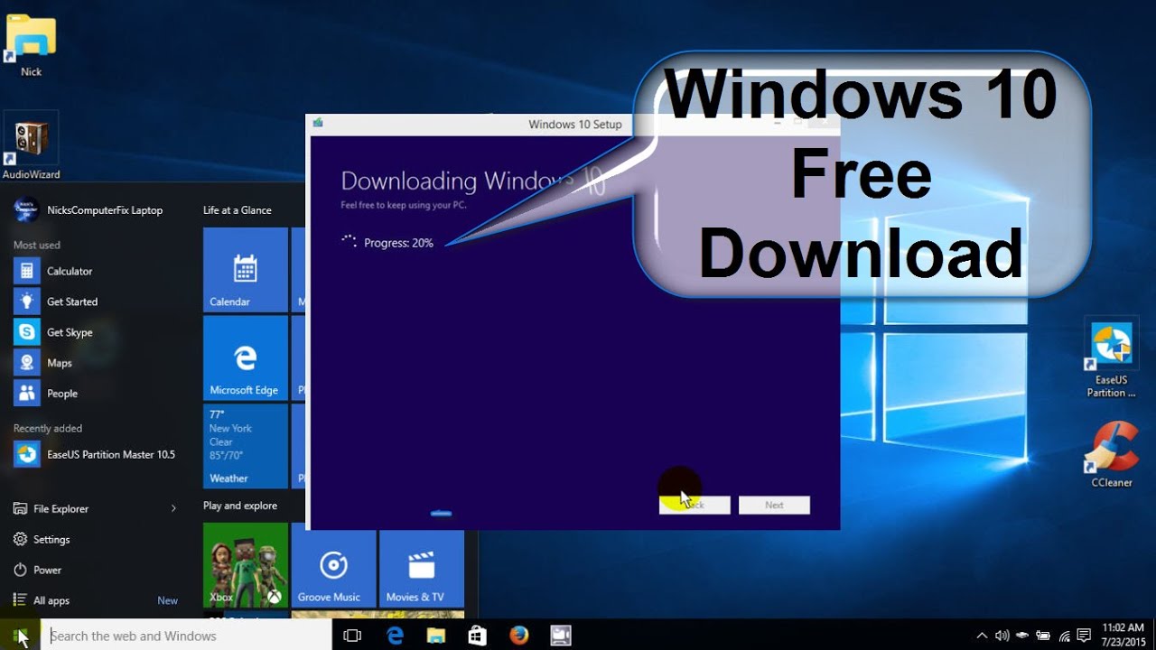 Download windows 10 iso file using a mac